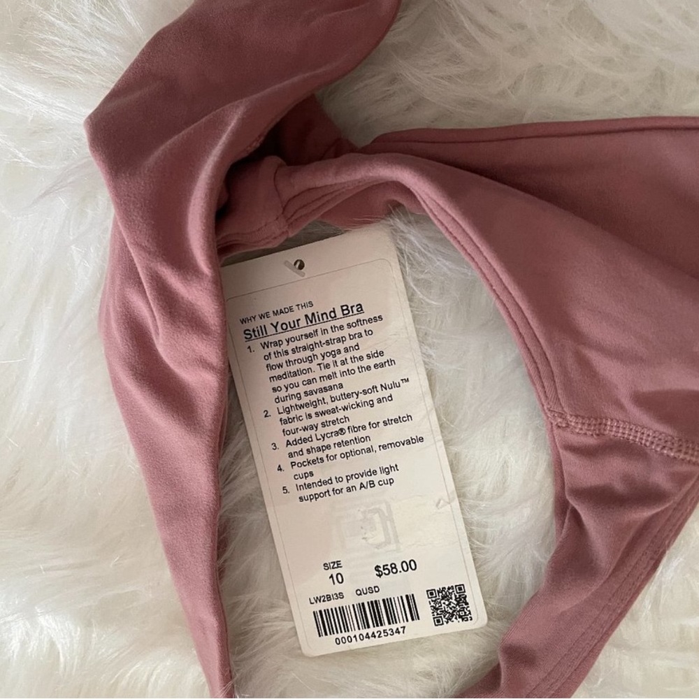 lululemon athletica Wrap Sports Bra in Dusty Rose - Picture 4 of 7